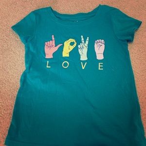 Love Sign Language Tee Shirt